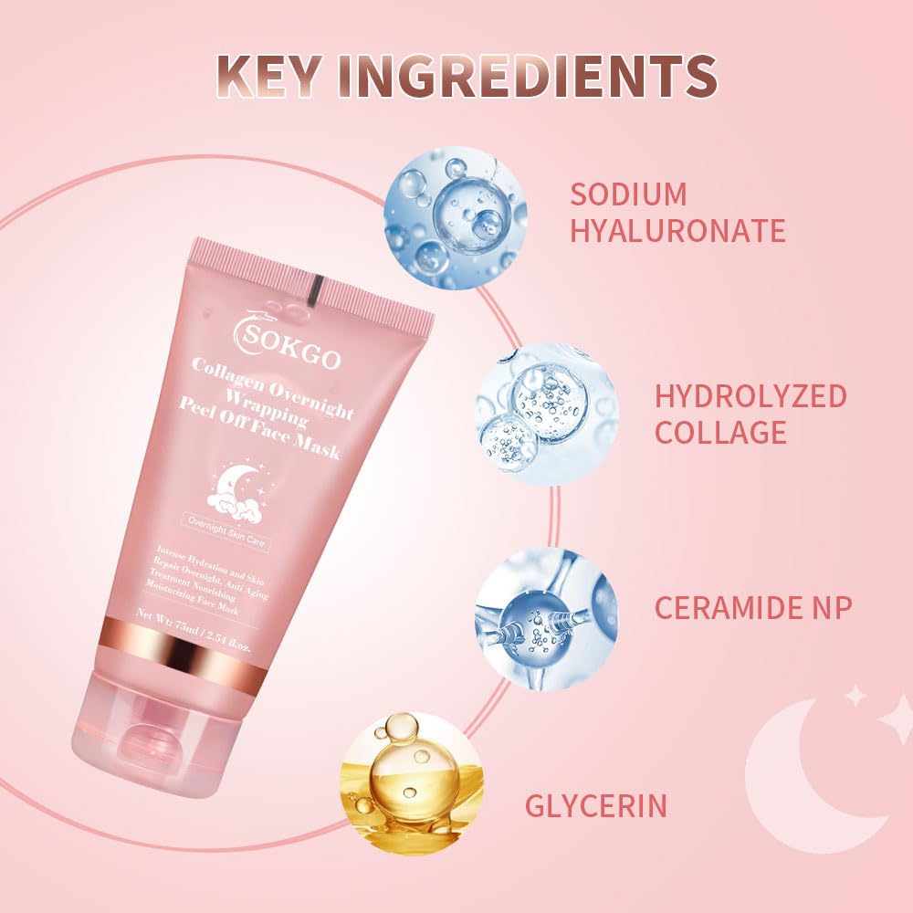 Sokgo Collagen tearable-film technology forming a protective layer