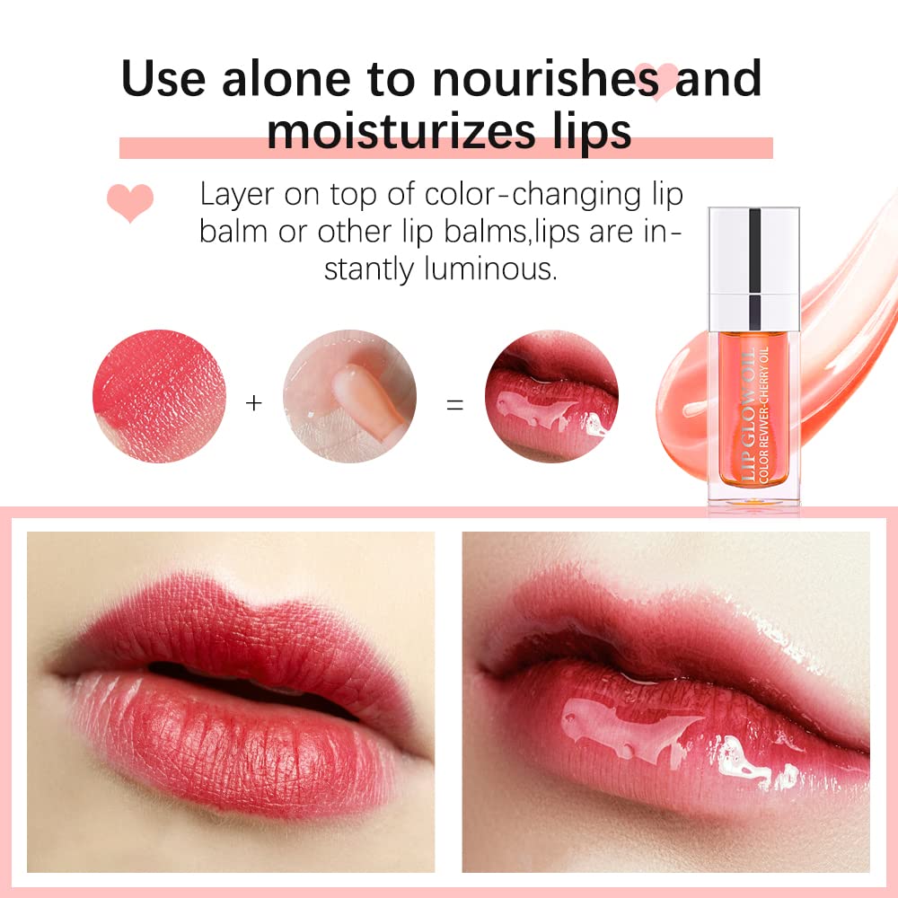 Sokgo Hydrating Lip Glow Oil wand application demonstrates quick one swipe color and subtle plump