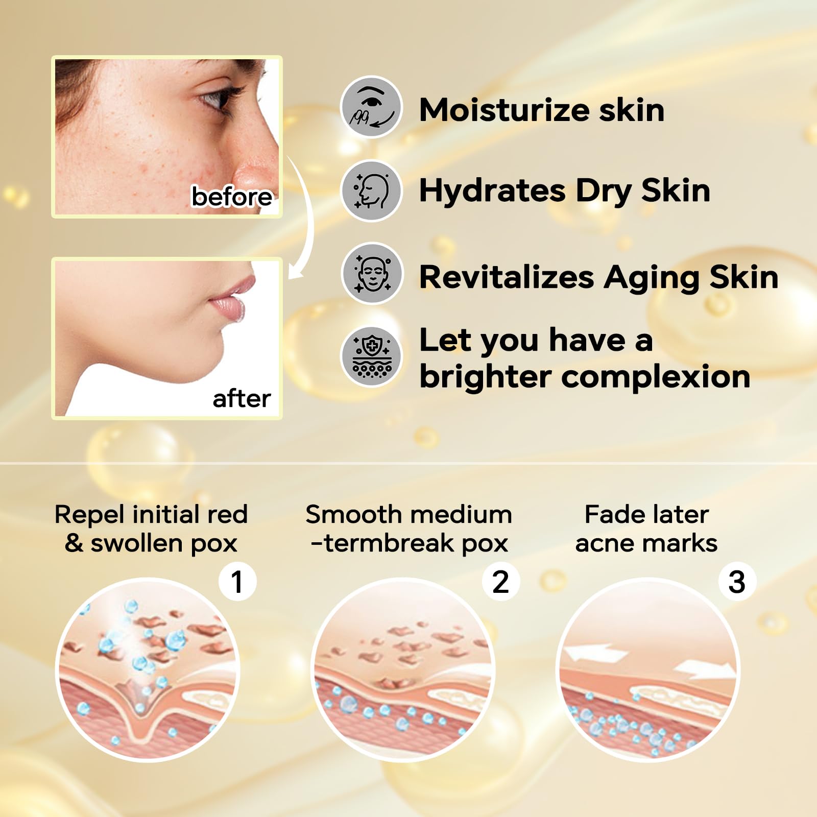 Sokgo Snail Mucin Cream absorbed into skin after application