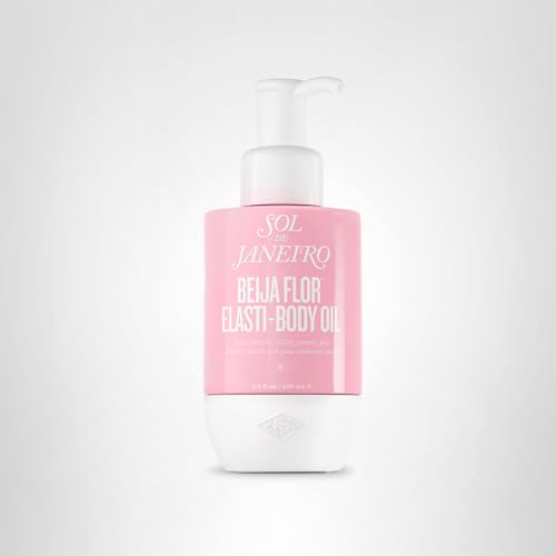 Sol de Janeiro Beija Flor Elasti-Body Oil massage moment suggests a pampering routine.