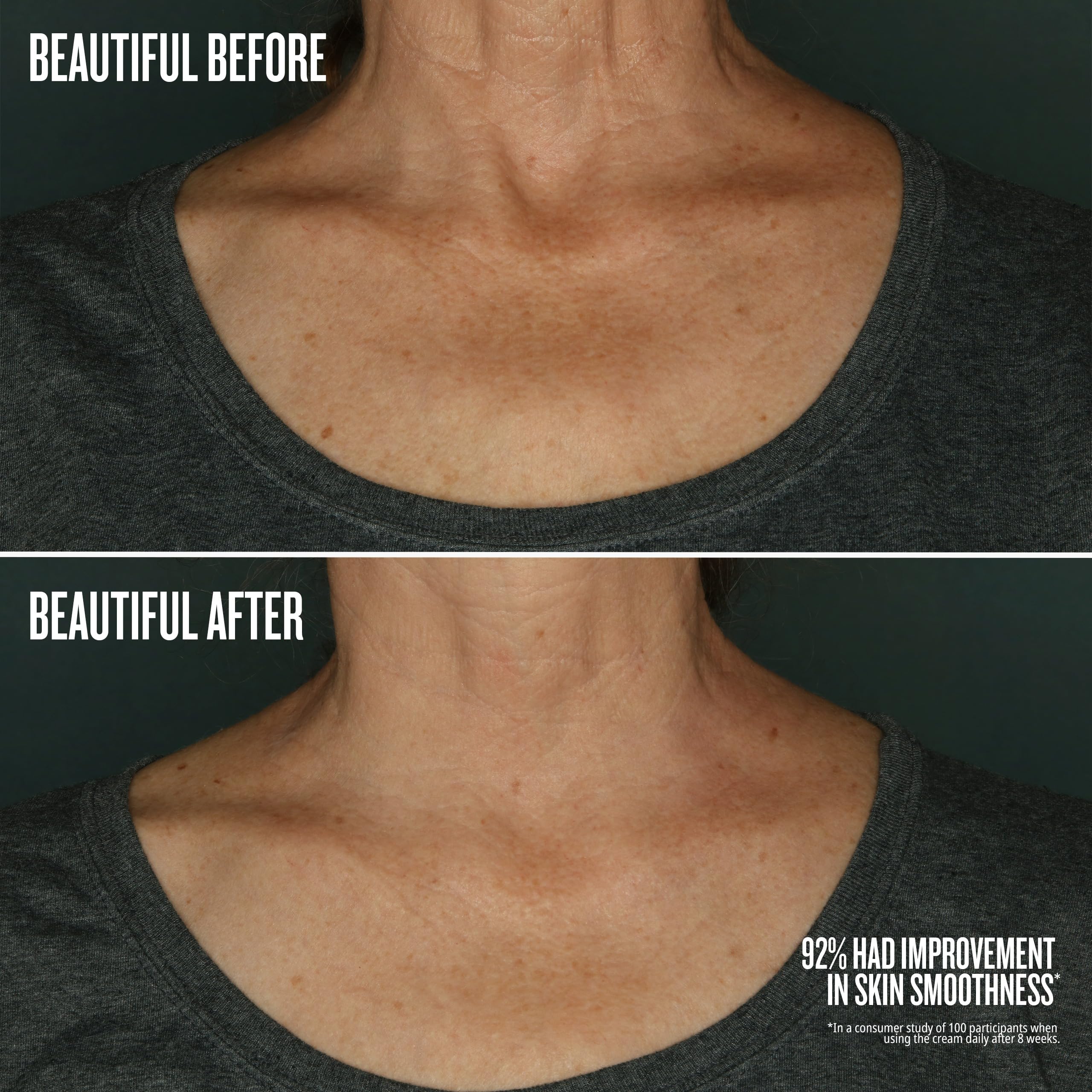 Sol de Janeiro Beija Flor Elasti-Cream neck area demonstrates targeted hydration for delicate skin