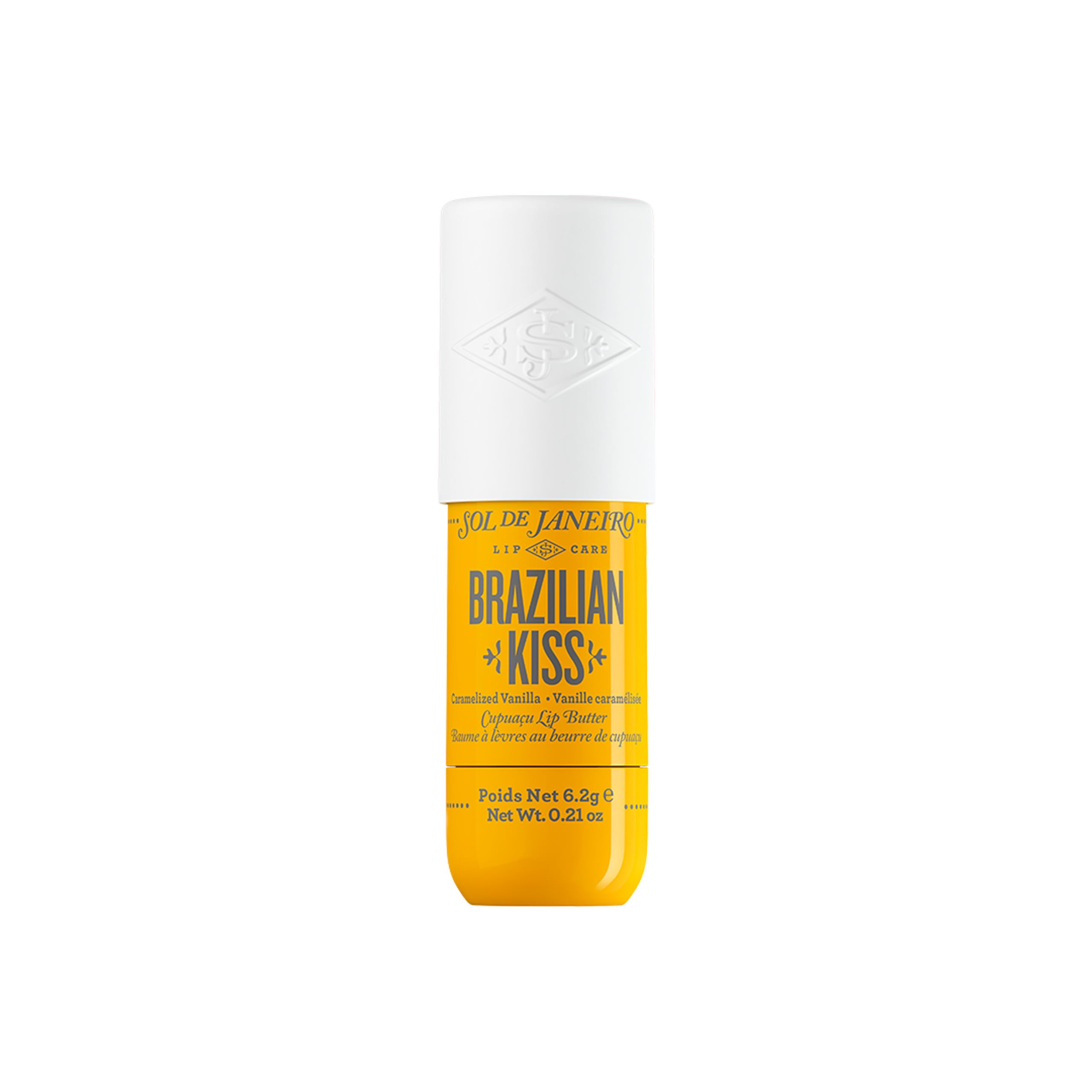 Sol de Janeiro lip butter jar delivers rich hydration with subtle shine