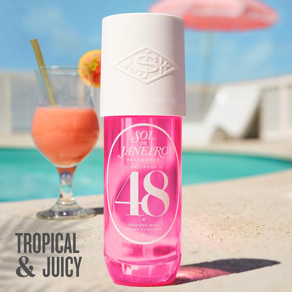 Sol de Janeiro Cheirosa 48 mist spray for quick hair and skin refresh.