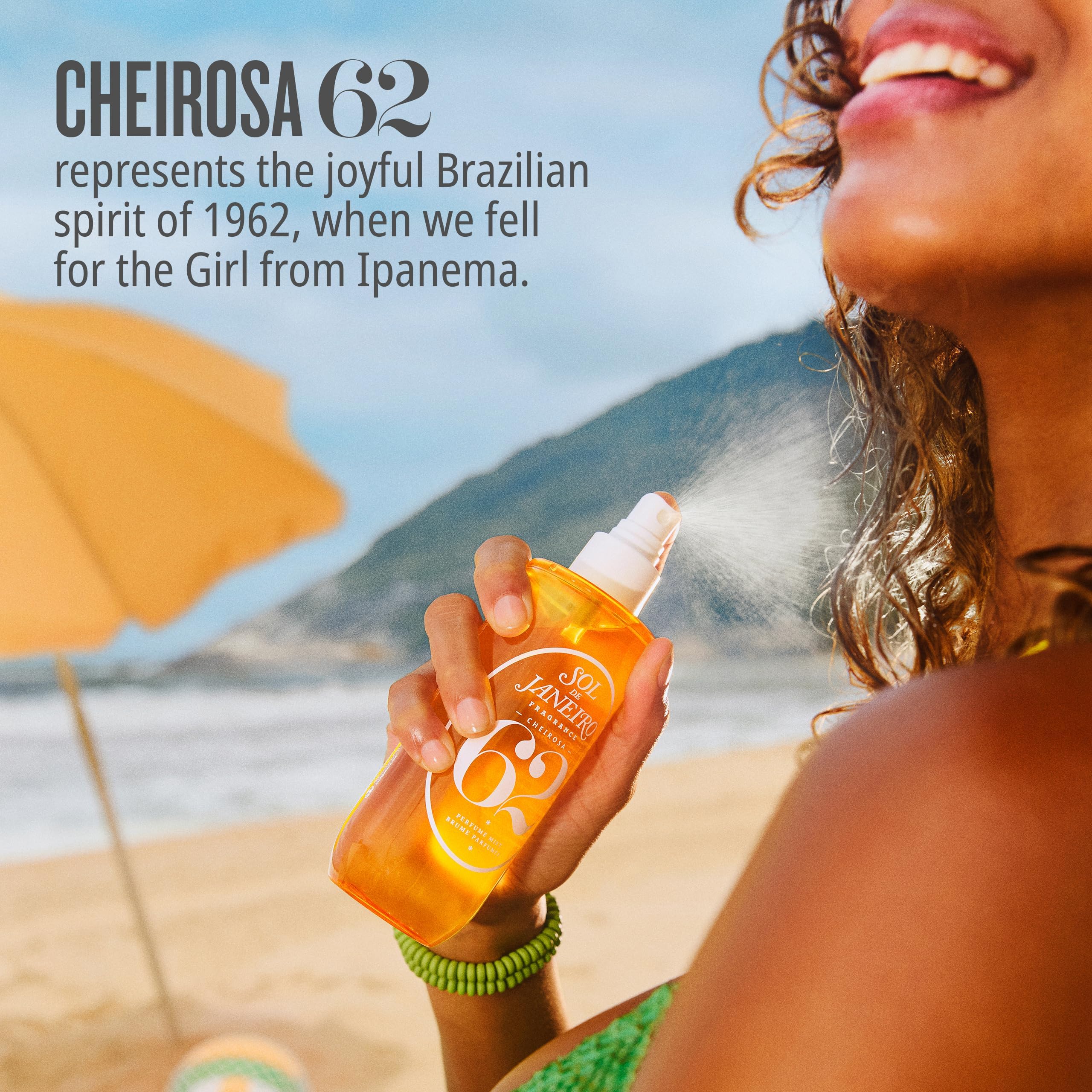 Sol de Janeiro Cheirosa 62 hair and body mist spritz on hair or skin