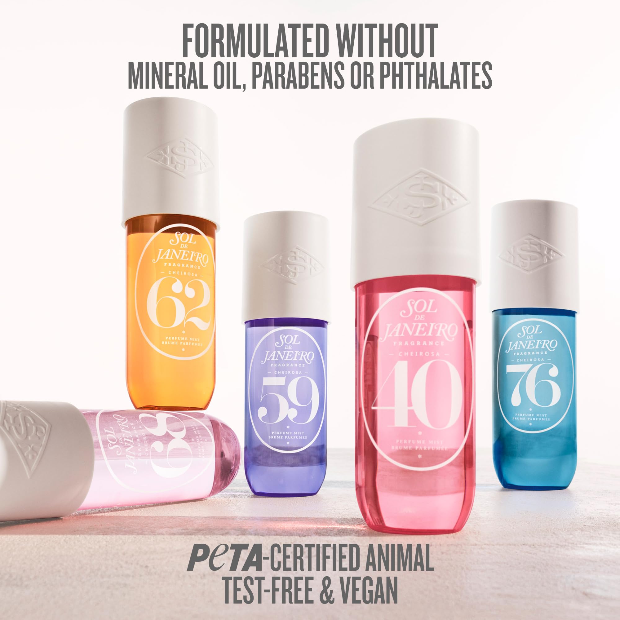 Sol de Janeiro Cheirosa 76 fragrance mist creates a comforting ritual moment.