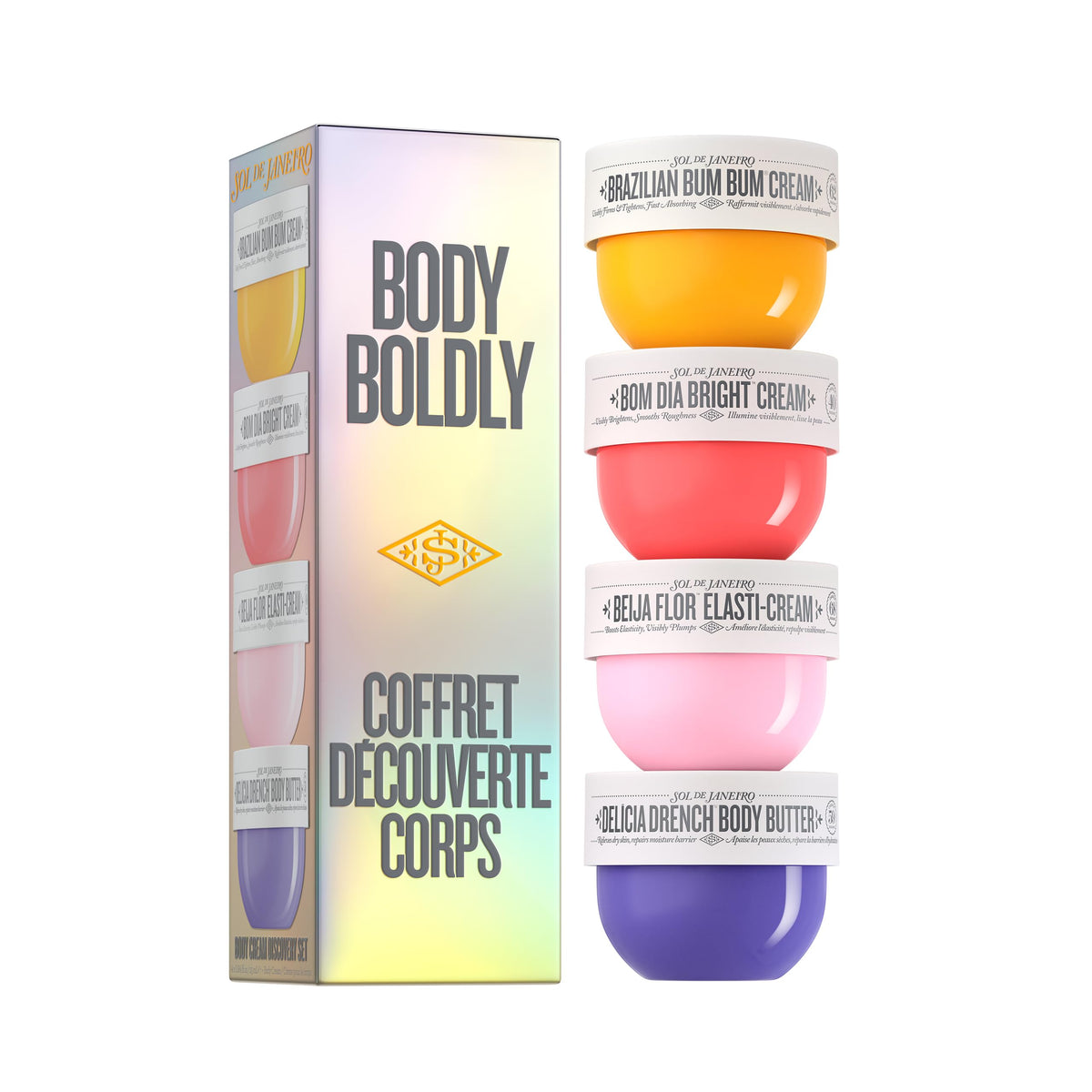 Sol de Janeiro Bum Bum mini-crème : texture lissante et hydratante.