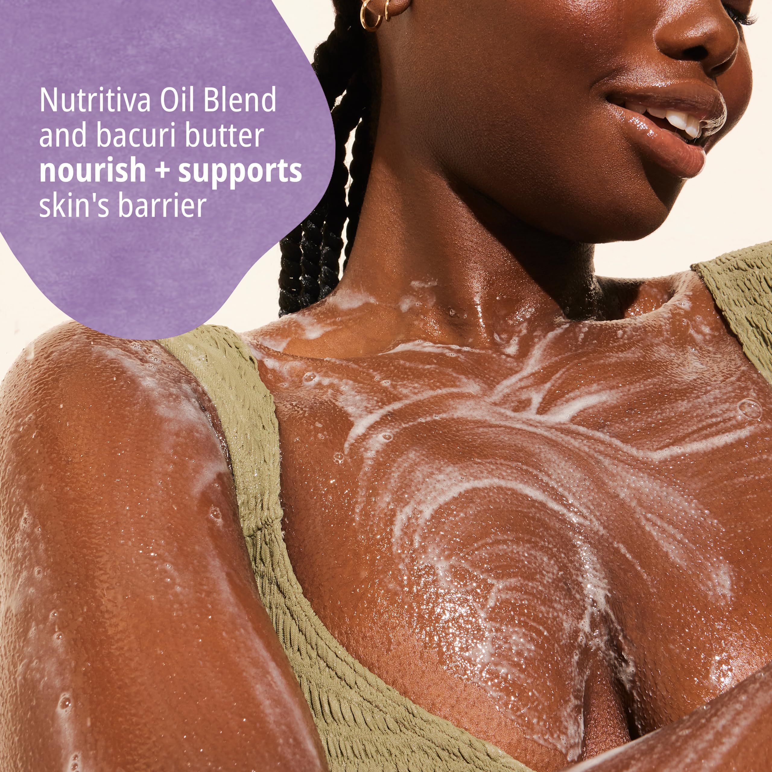 Sol de Janeiro Delicia Drench oil-to-milk transition visually demonstrating hydration