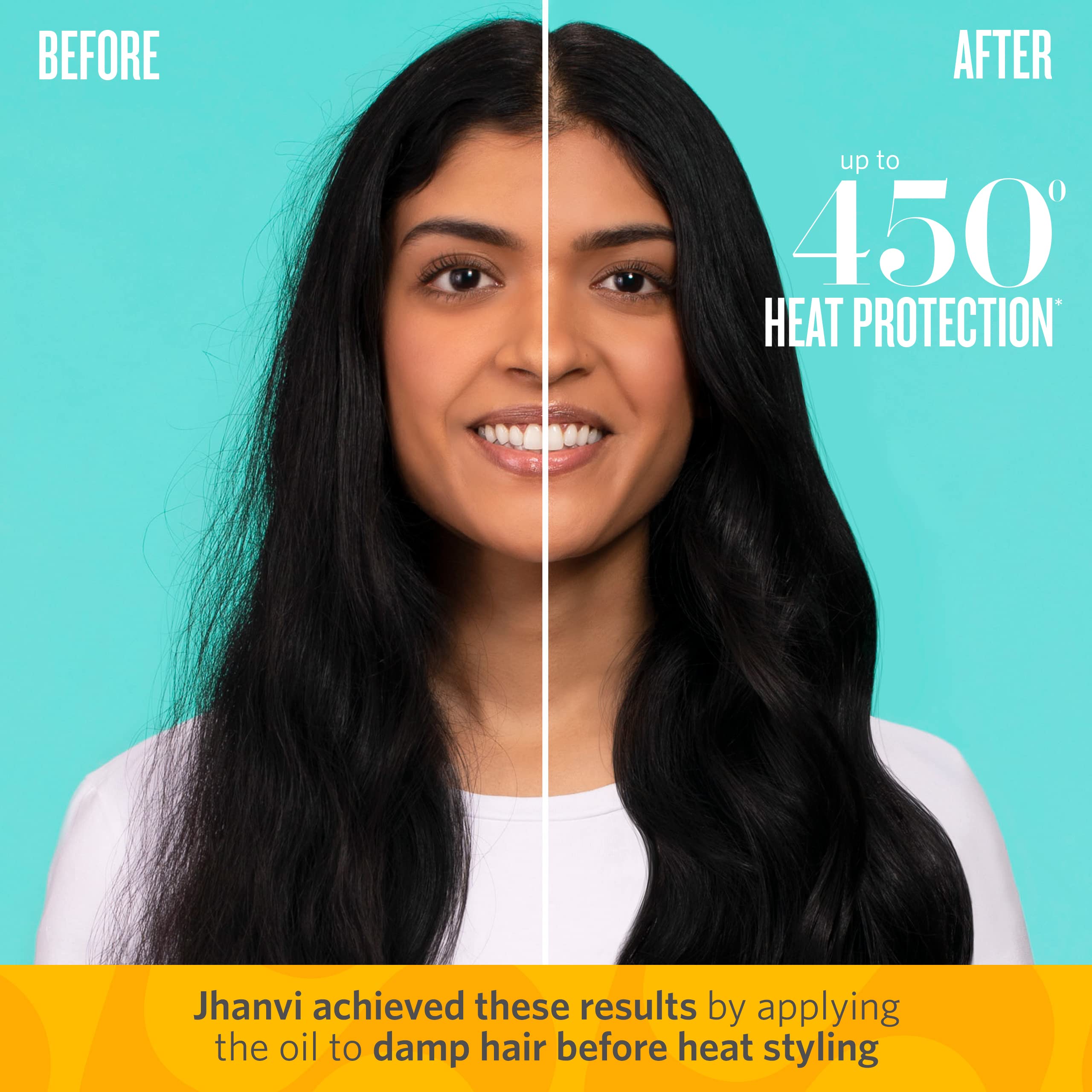 Sol de Janeiro Glossy Nourishing Hair Oil providing radiant shine on hair.