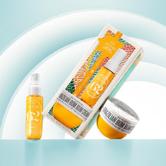 Sol de Janeiro Party Two Gift Set box highlighting limited edition travel minis.