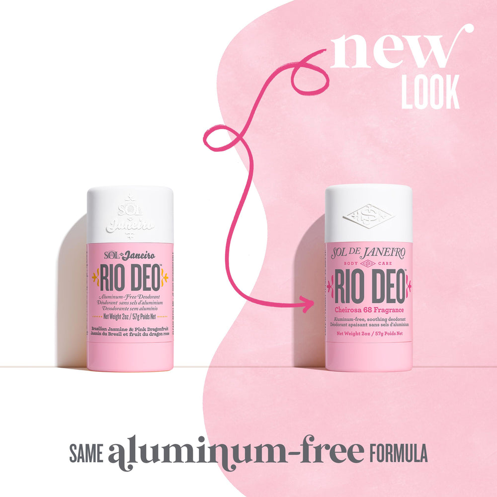 Sol de Janeiro Rio Deo Cheirosa 68 deodorant stick offers a smooth glide for all-day comfort.