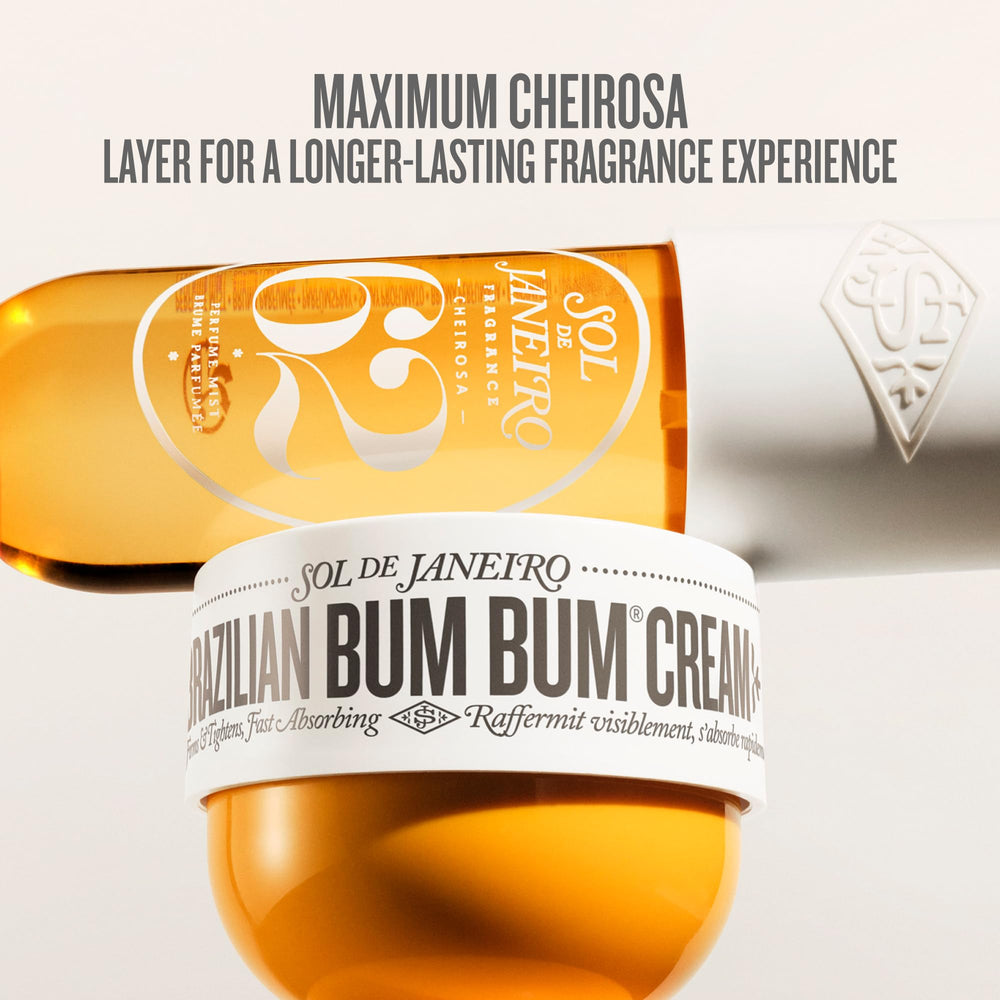 Sol de Janeiro Bum Bum Cream may visibly firm skin.