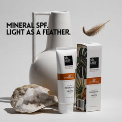 Texture of SOL LABS Mineral Sunscreen SPF 30 appears lightweight and non-greasy