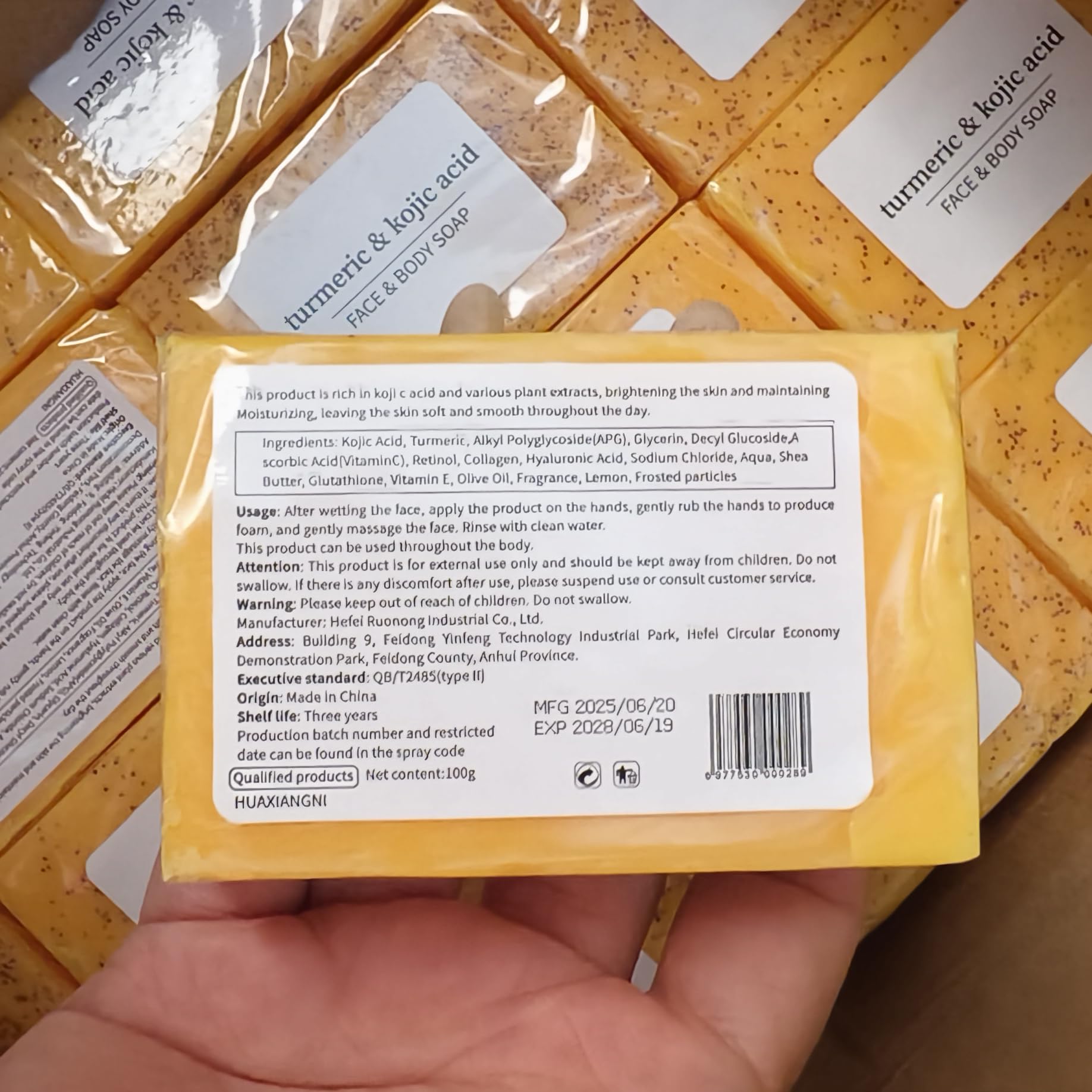 SolaceSkin Turmeric & Lemon Glow Soap Bar daily routine image invites at-home spa cleansing