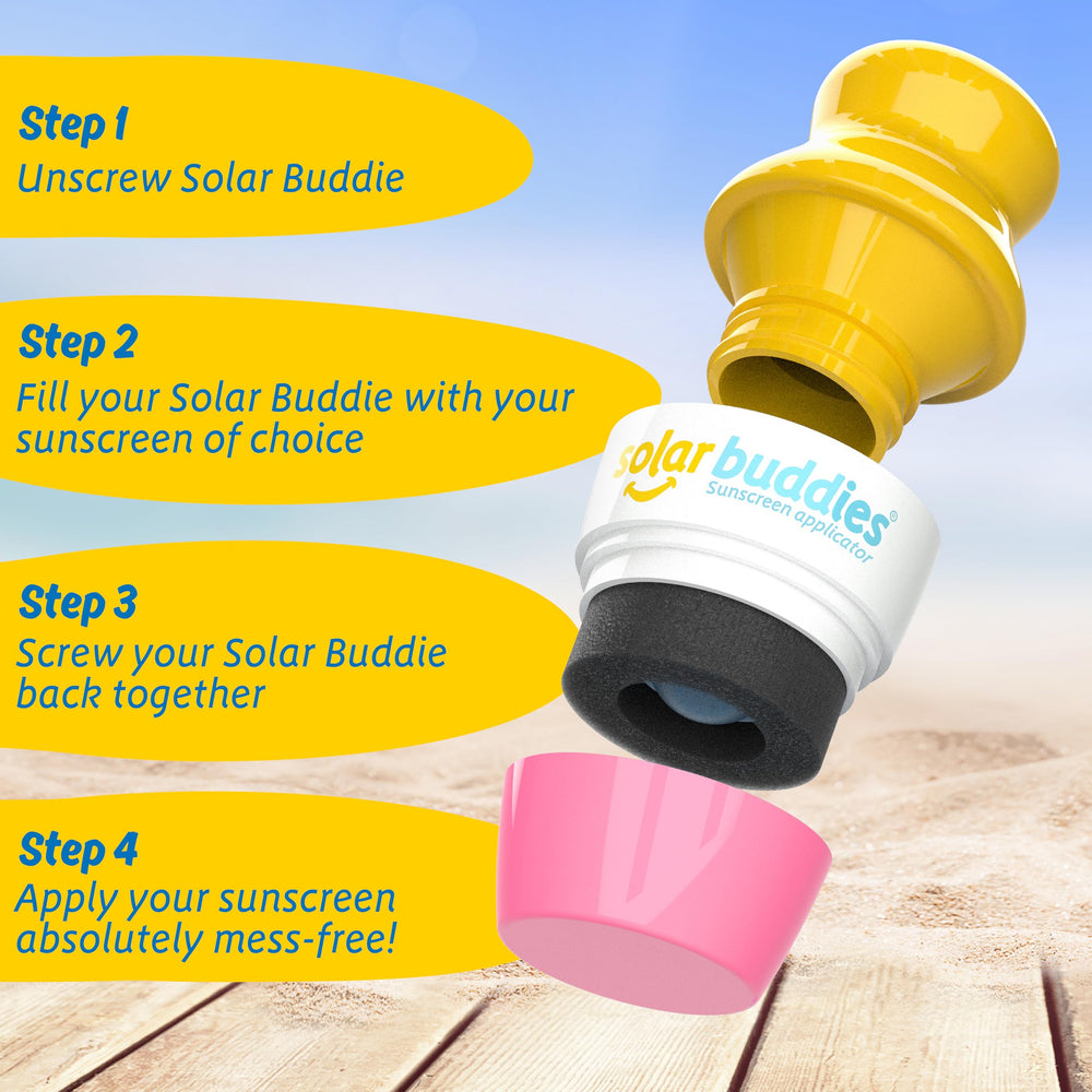 Solar Buddies sponge heads demonstrate easy replacement