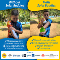 Solar Buddies pink pack travel size fits in carry-on