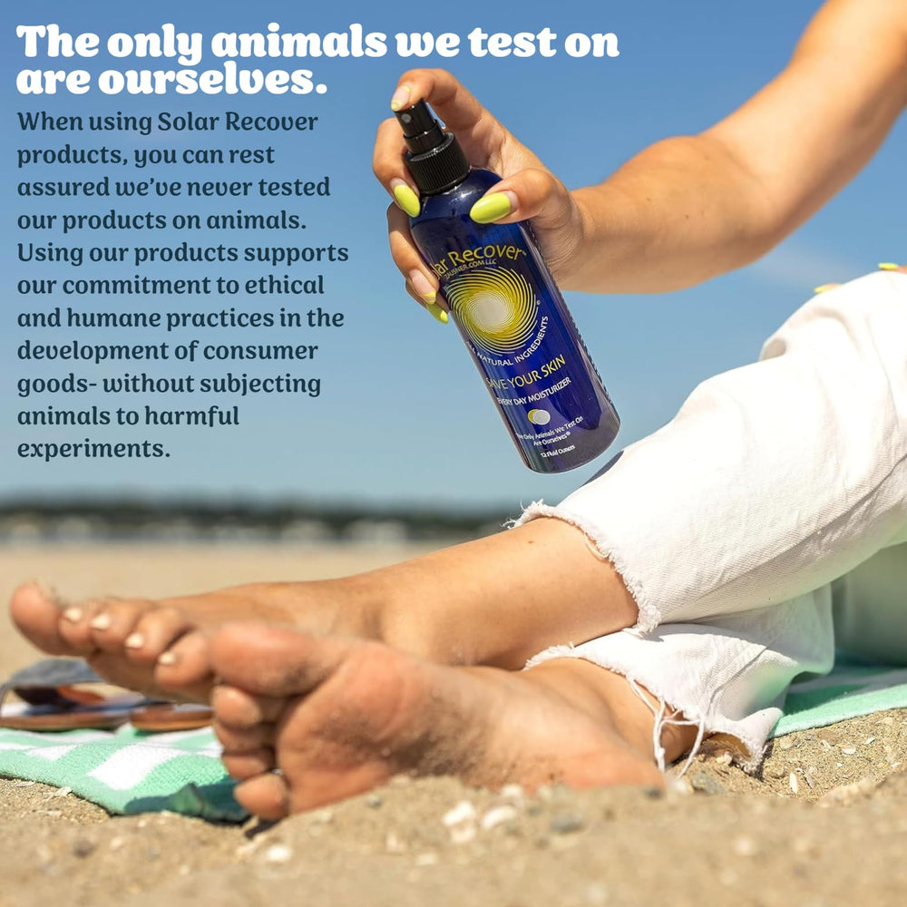 Solar Recover applied to arm after sun exposure for refreshment