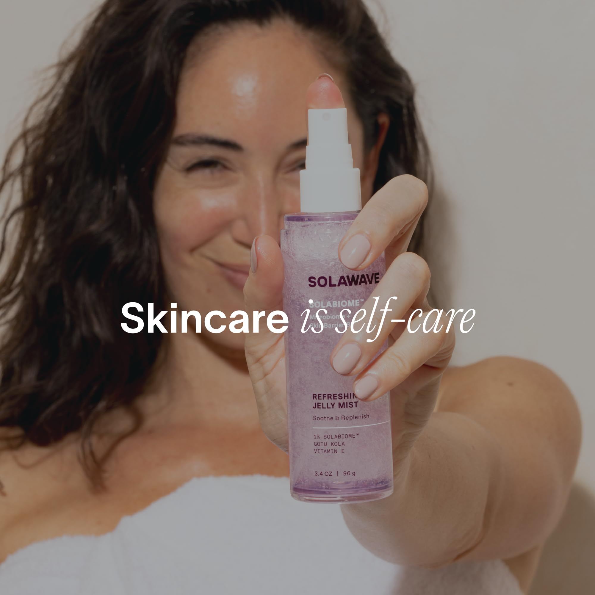 Solawave dermatologist-tested petroleum-free mist suitable for sensitive skin