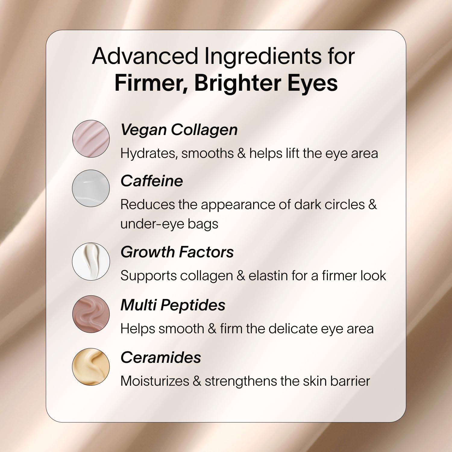 Solawave LightBoost Eye Cream vegan collagen supports skin barrier and lift.