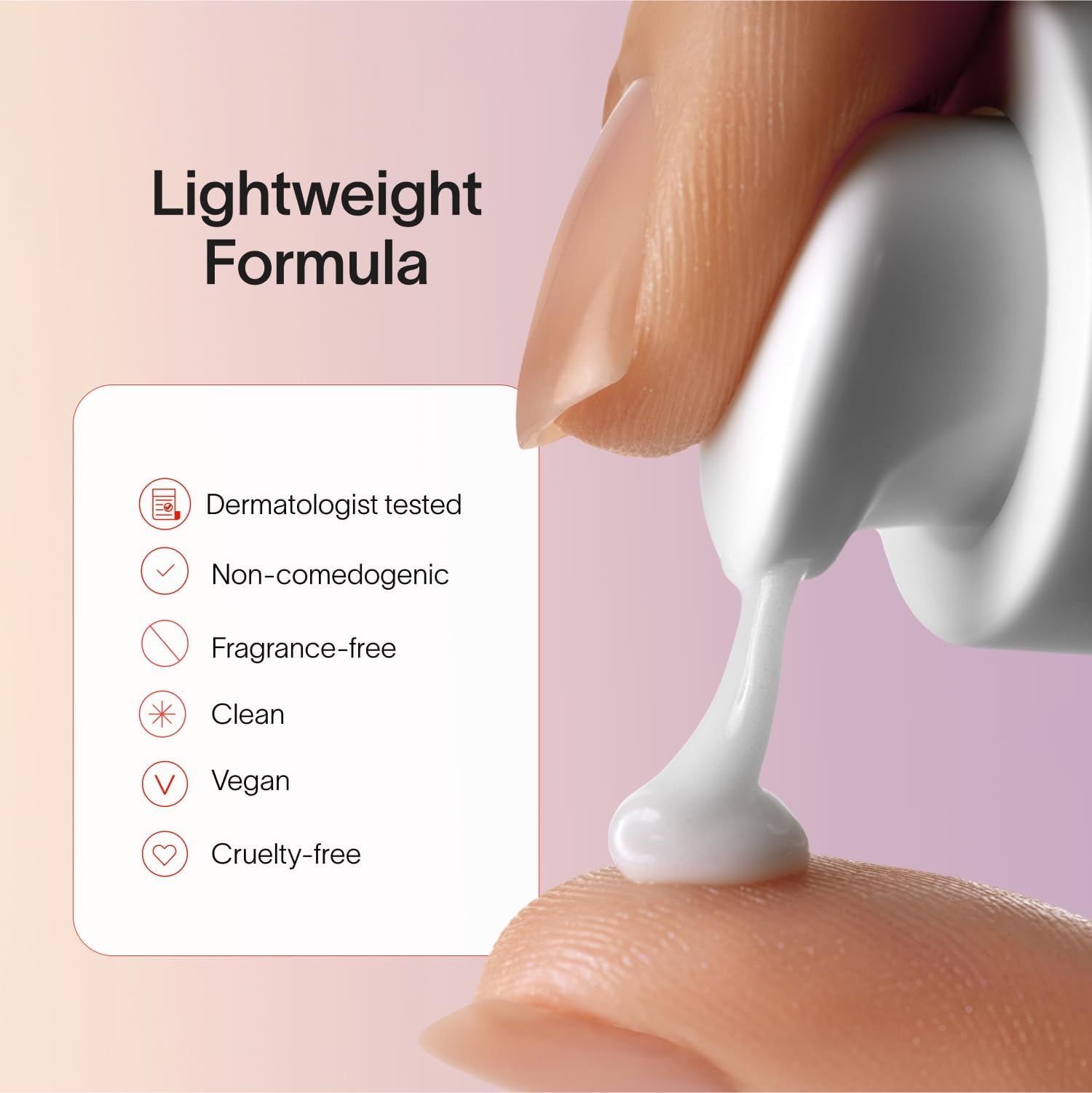 Solawave LightBoost texture closeup conveys premium skincare experience and hydration.