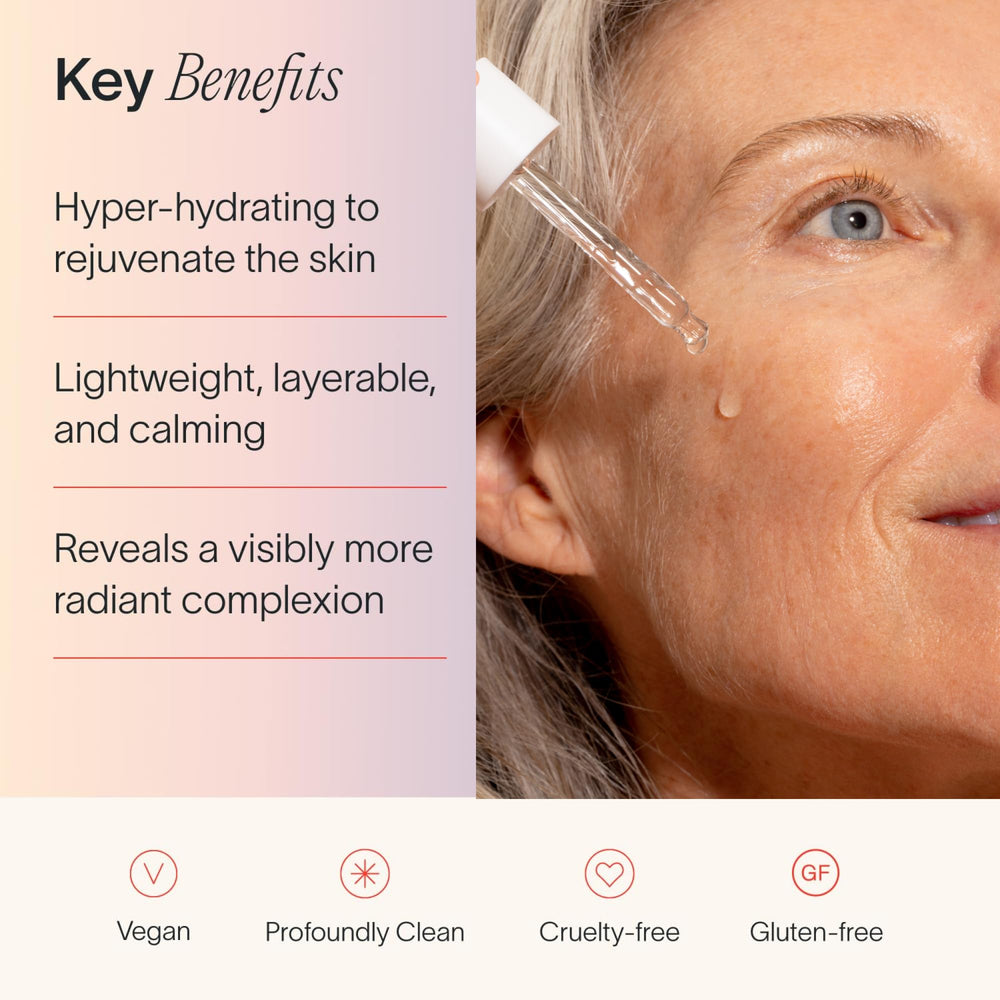 Solawave Plumping Peptide Serum pump action demonstrates easy dispensing for routine use.