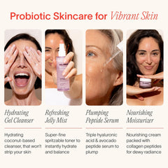 Solawave Plumping Peptide Serum texture close-up highlights silky hydration.