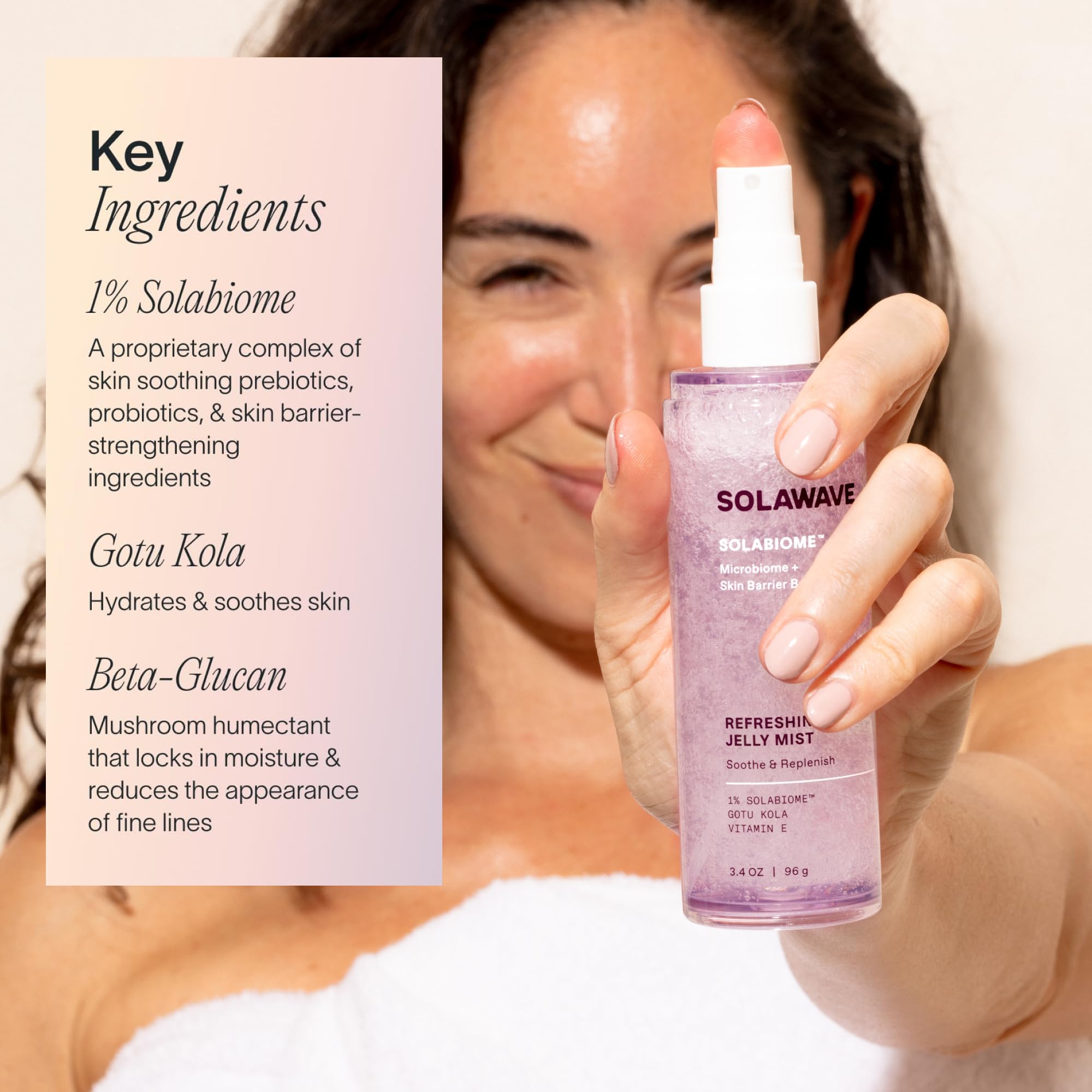 Solawave Pro Vitamin B5 hydration boost for soft, plump skin