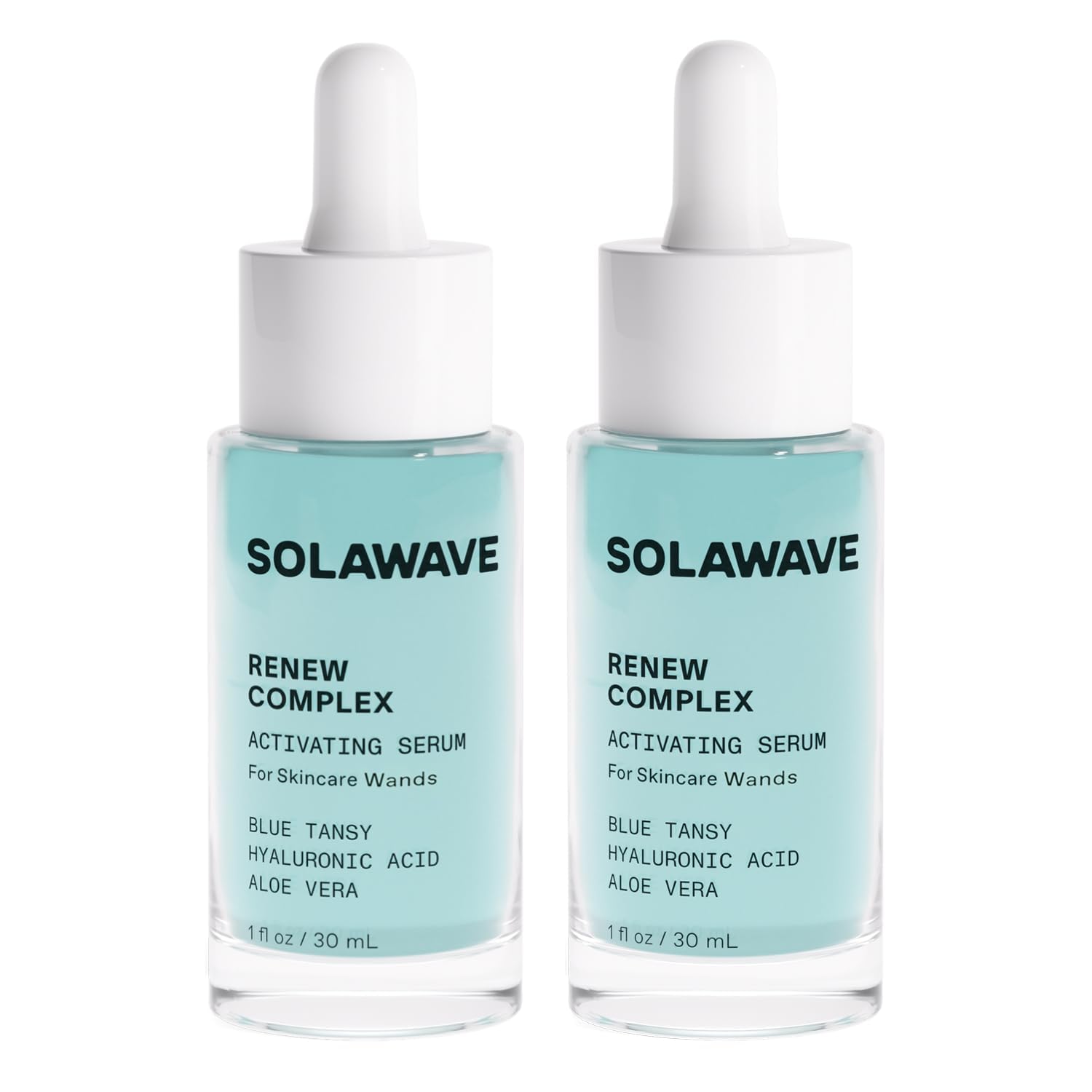 Solawave Renew Complex Serum bottle 1oz ready for daily hydration prep