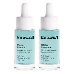 Solawave Renew Complex Serum bottle 1oz ready for daily hydration prep