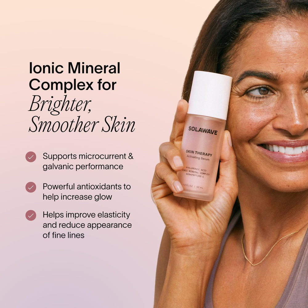Oil-free, fast-absorbing serum ideal under makeup.