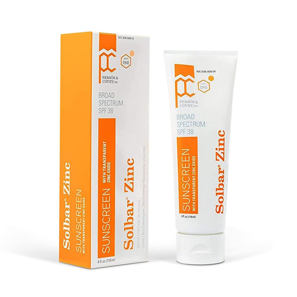 Solbar Zinc Sun Protection Cream SPF 38 bottle provides daily UV protection and skin comfort