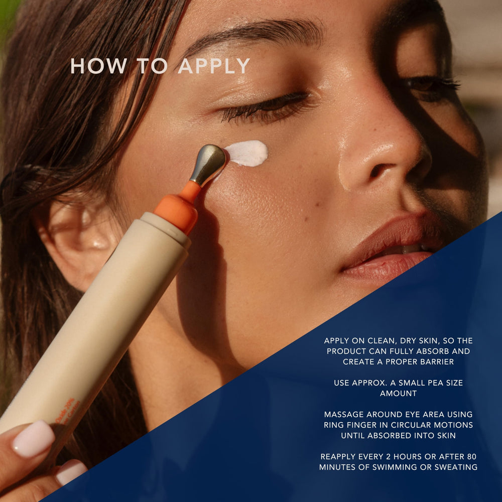 Soleil Toujours Mineral Ally Eye Glow swatch on skin for subtle radiance.