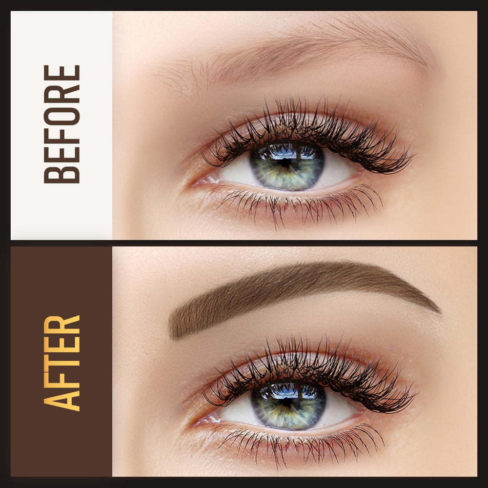 Soleira Eyebrow Pen precision tip shapes brows with clean, defined lines.