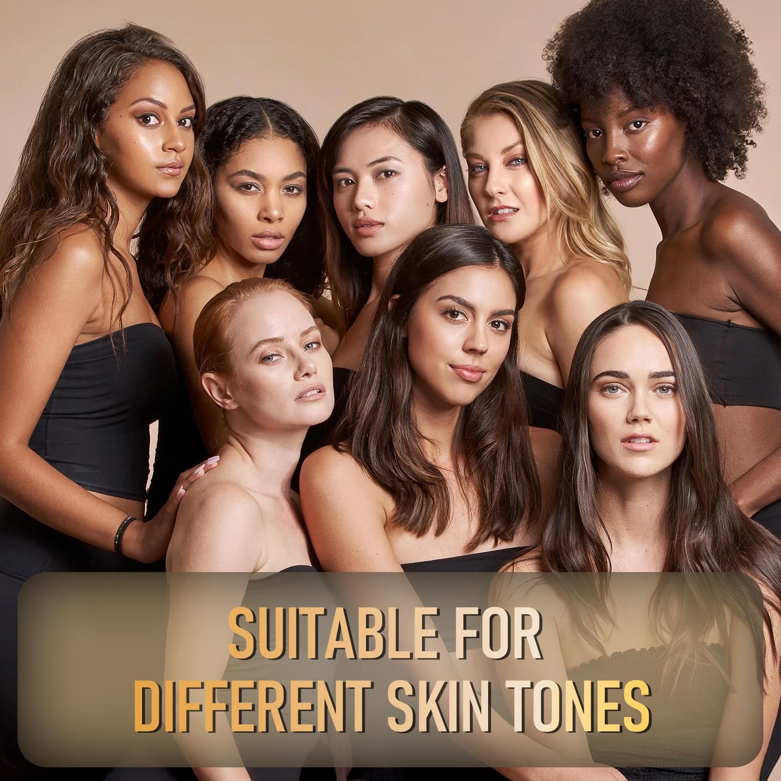 Soleira shade range adapts to various skin tones for natural harmony.