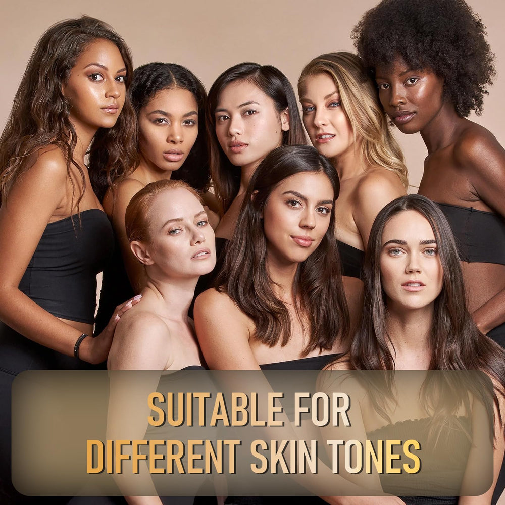 Soleira shade range adapts to various skin tones for natural harmony.