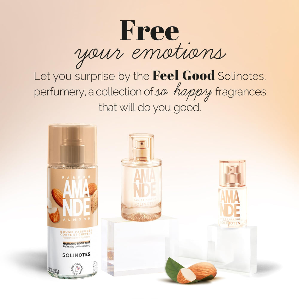 Solinotes Almond perfume gift box, a perfect present for fragrance lovers