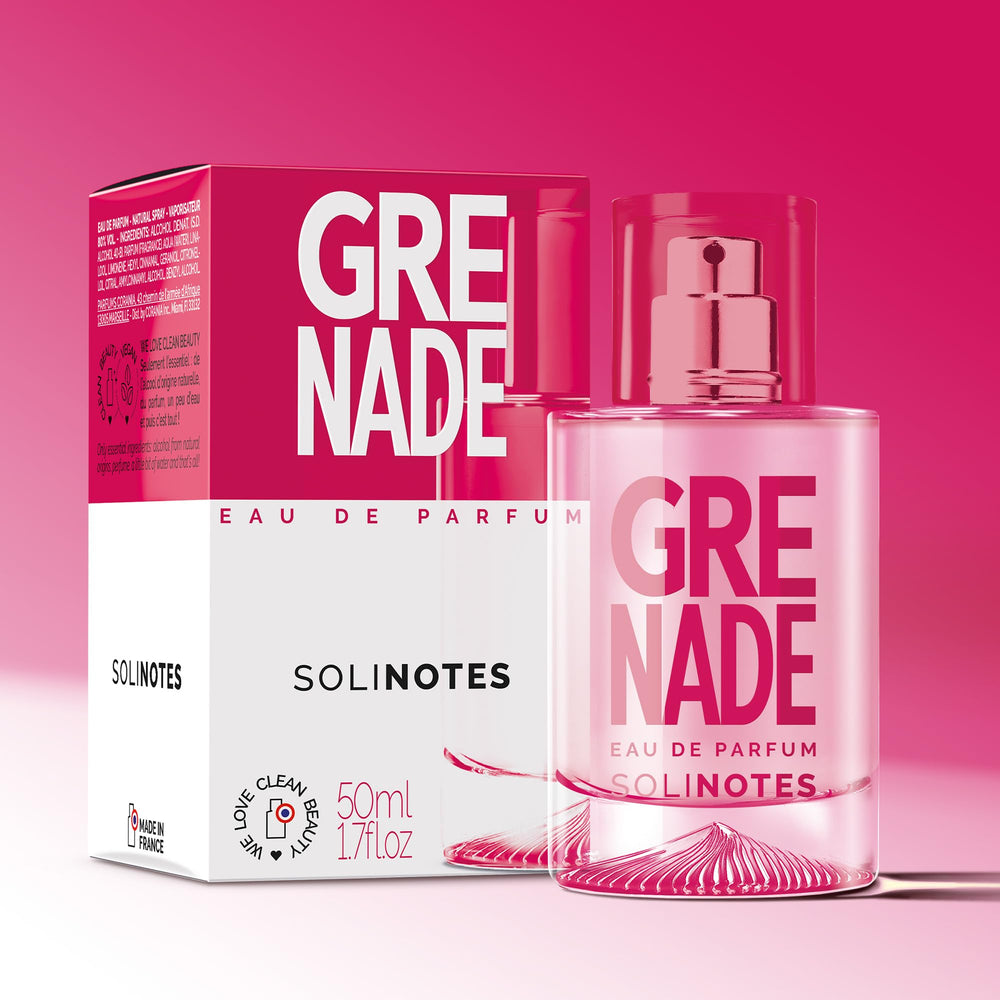 Solinotes Grenade bottle pump dispense showing easy application and control.