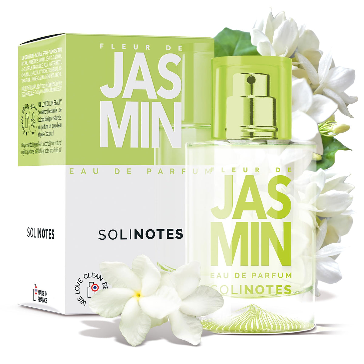 Solinotes Jasmine Flower bottle for versatile daily wear.