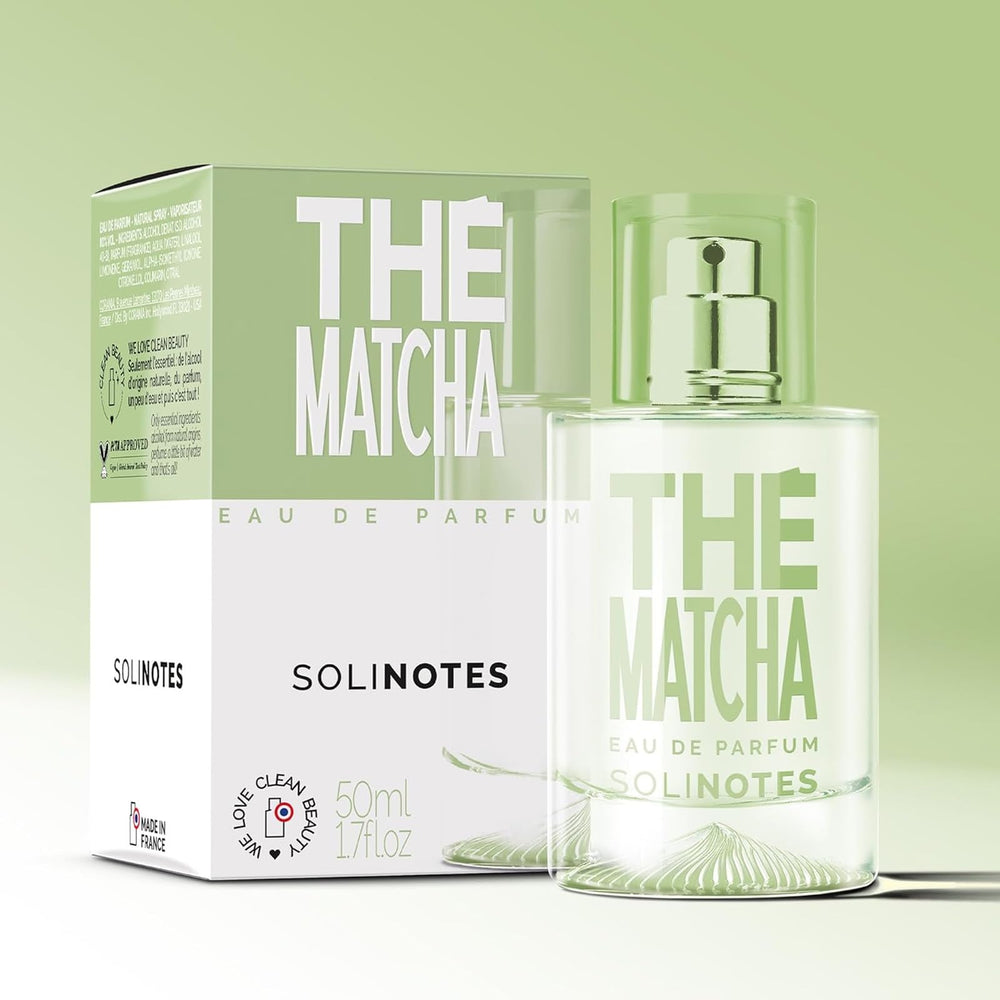 Solinotes Matcha Tea wrist shot, suggesting versatile daily fragrance.