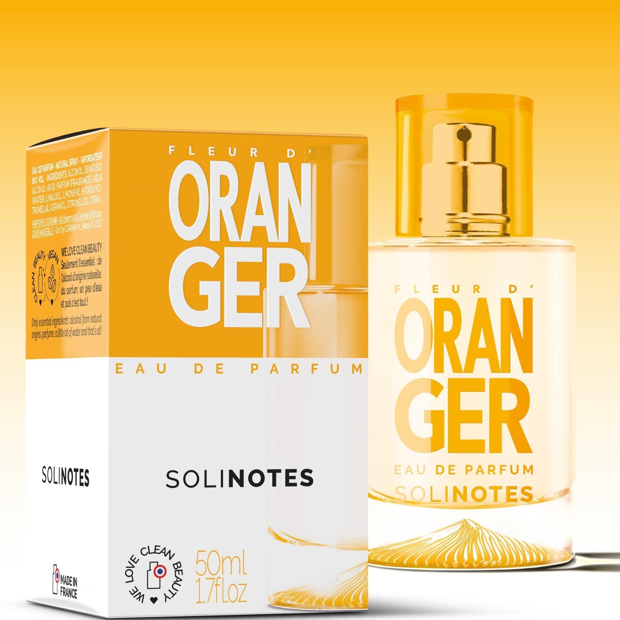 Solinotes Orange Blossom spray-action; quick aroma refresh for busy days.