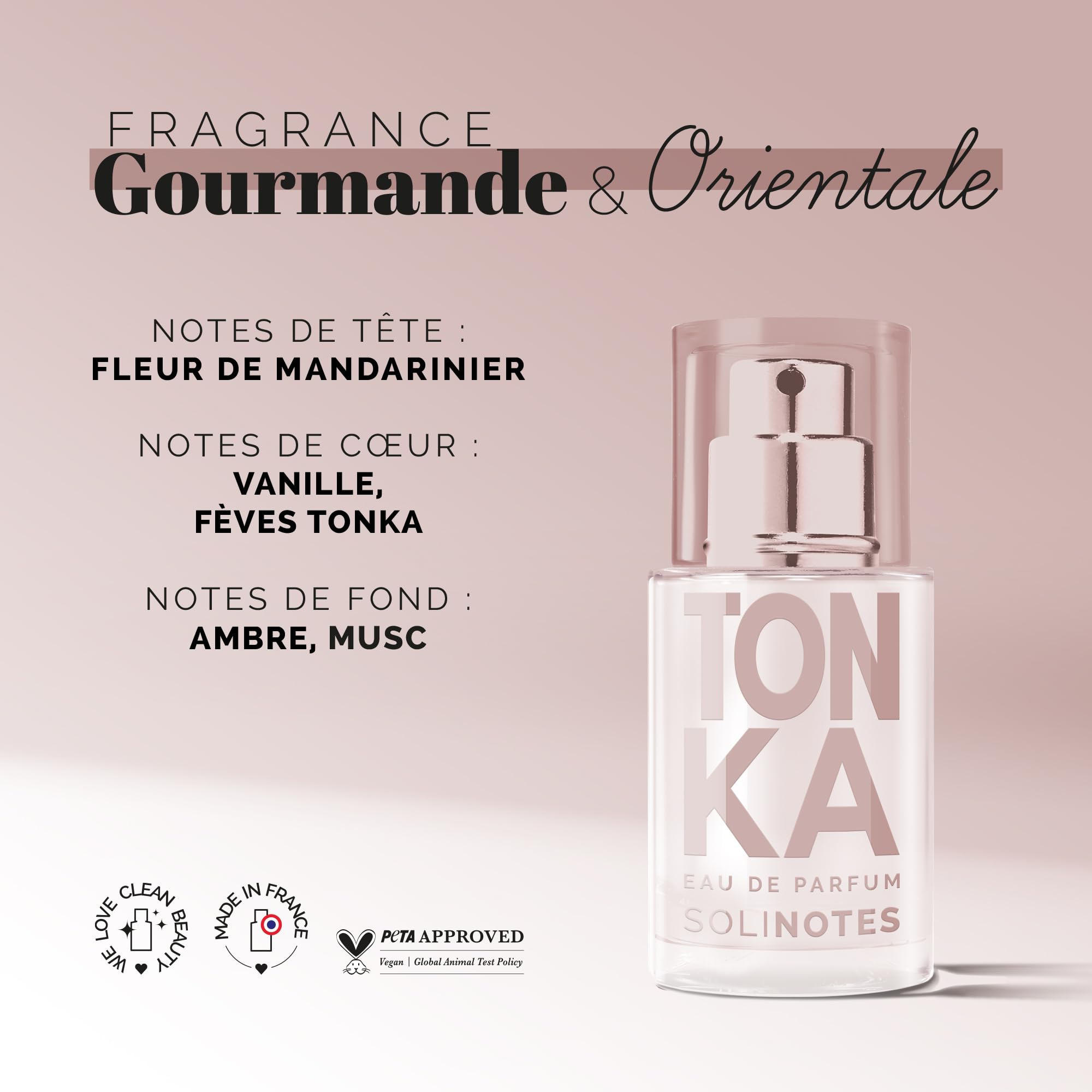 Solinotes Tonka perfume amber note close-up reveals warm, inviting tones.