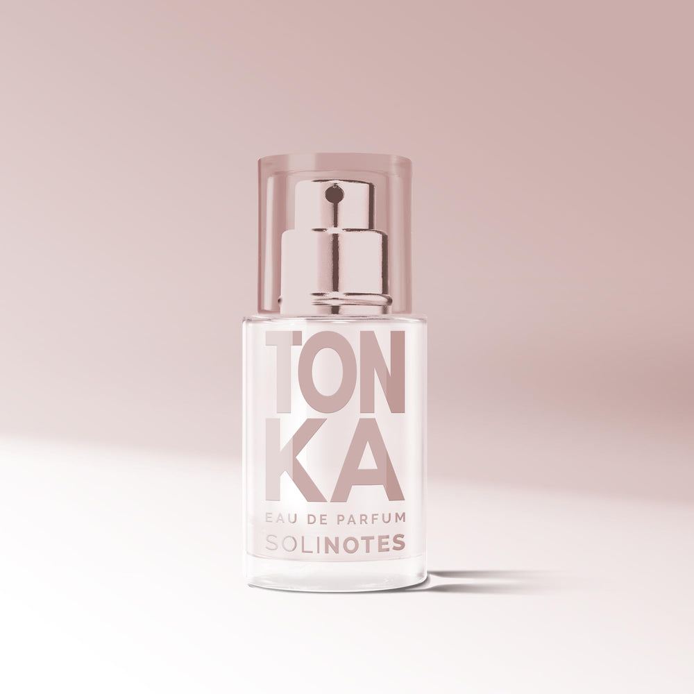 Solinotes Tonka perfume box displays elegant packaging ideal for gifting.