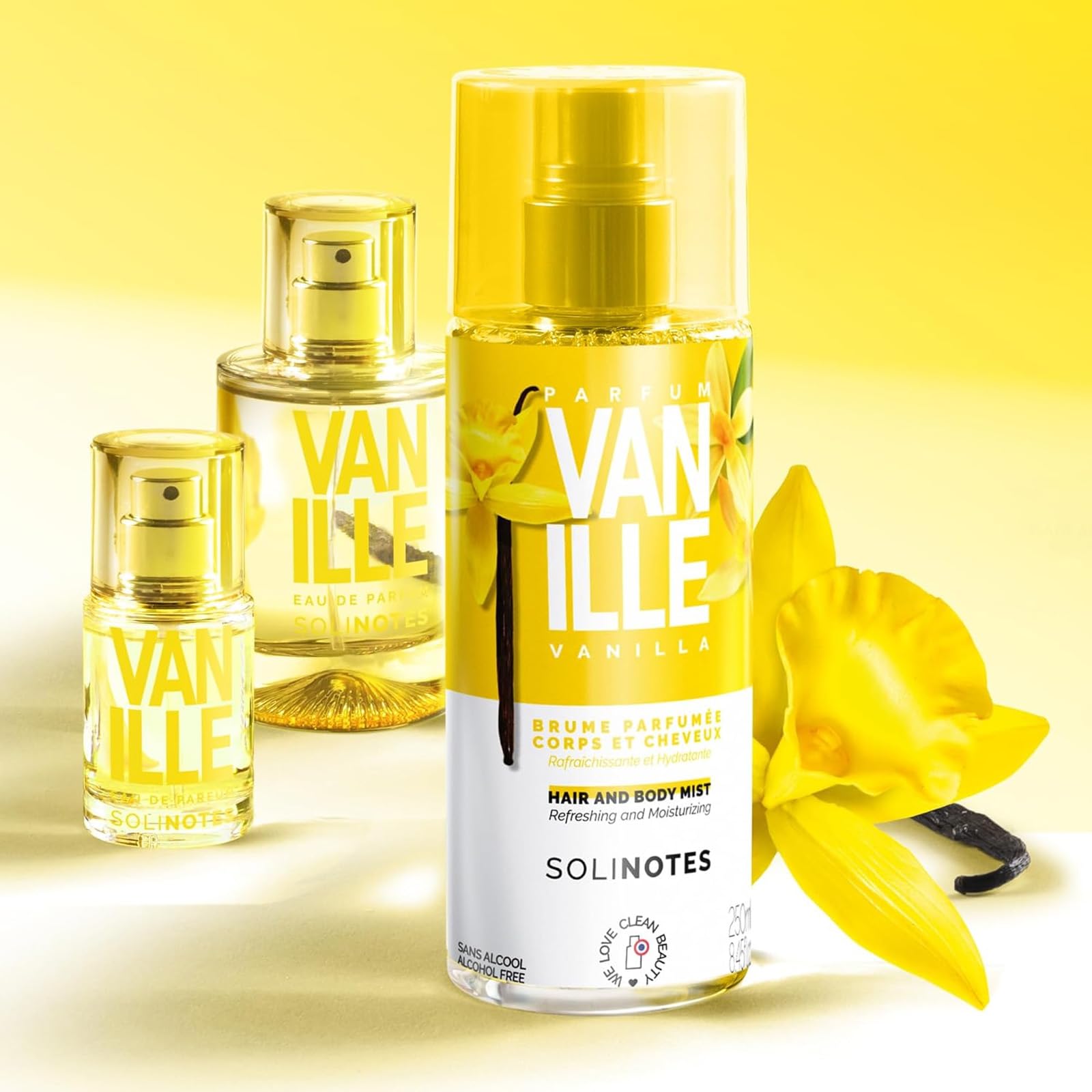 Solinotes Vanilla fragrance mist suitable for daytime scent routines