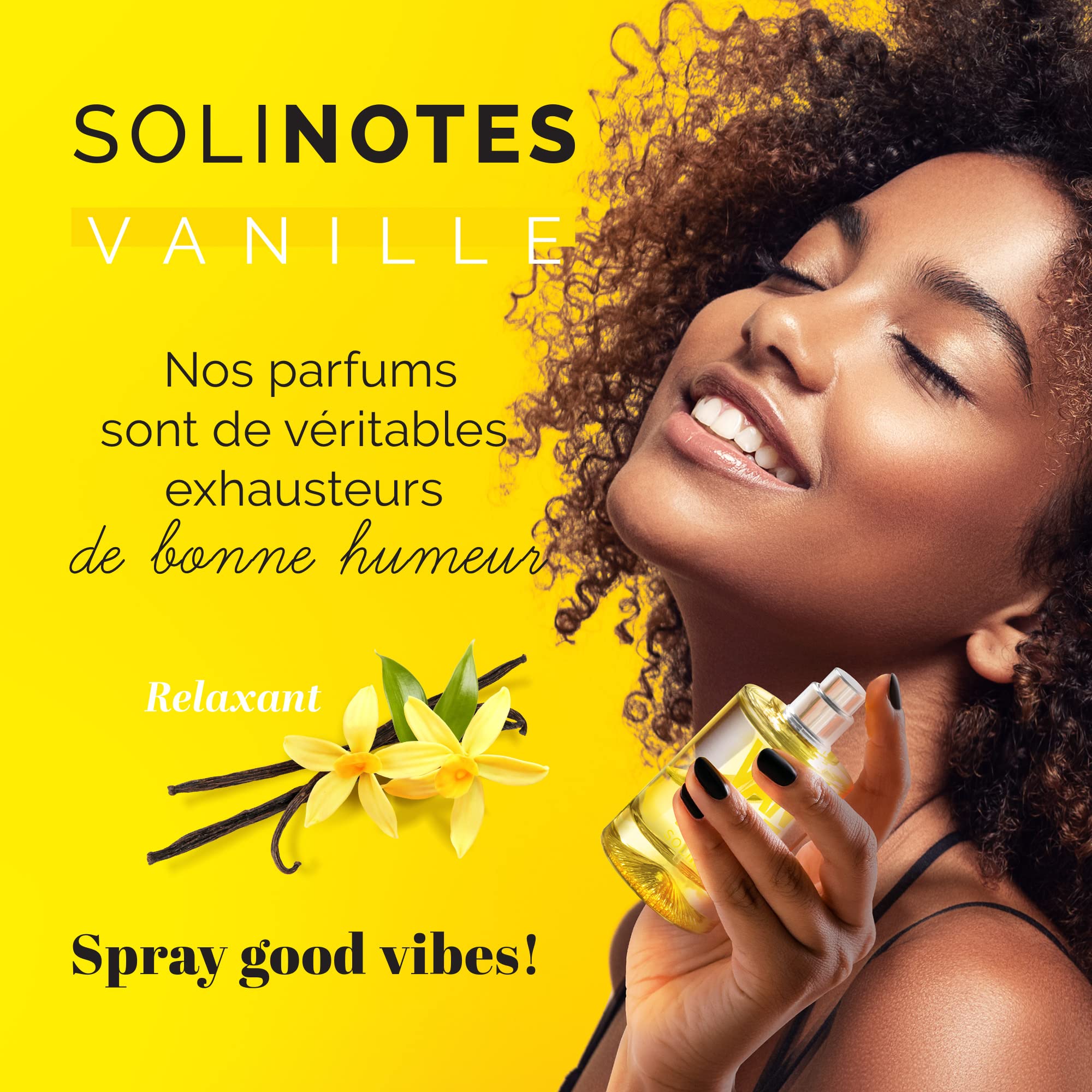 Solinotes Vanilla unisex fragrance, versatile for him and her
