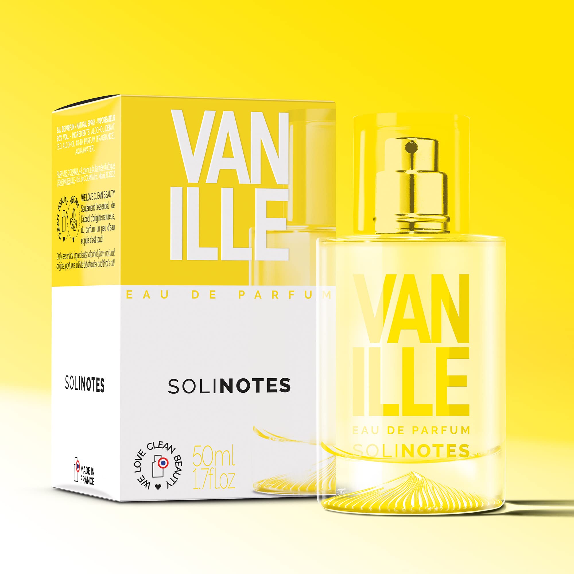Solinotes Vanilla white flowers closeup, delicate floral notes for a soft aura