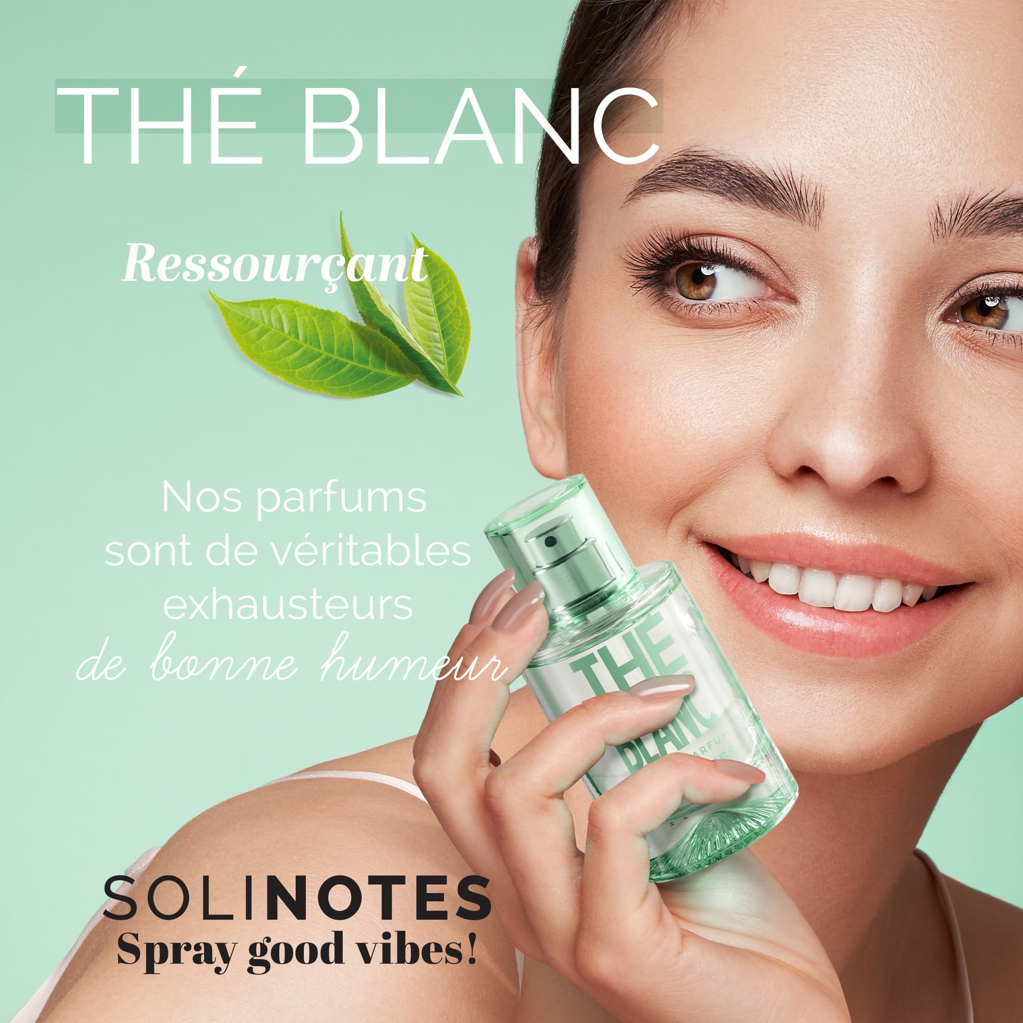 Solinotes White Tea travel-size bottle for everyday elegance.