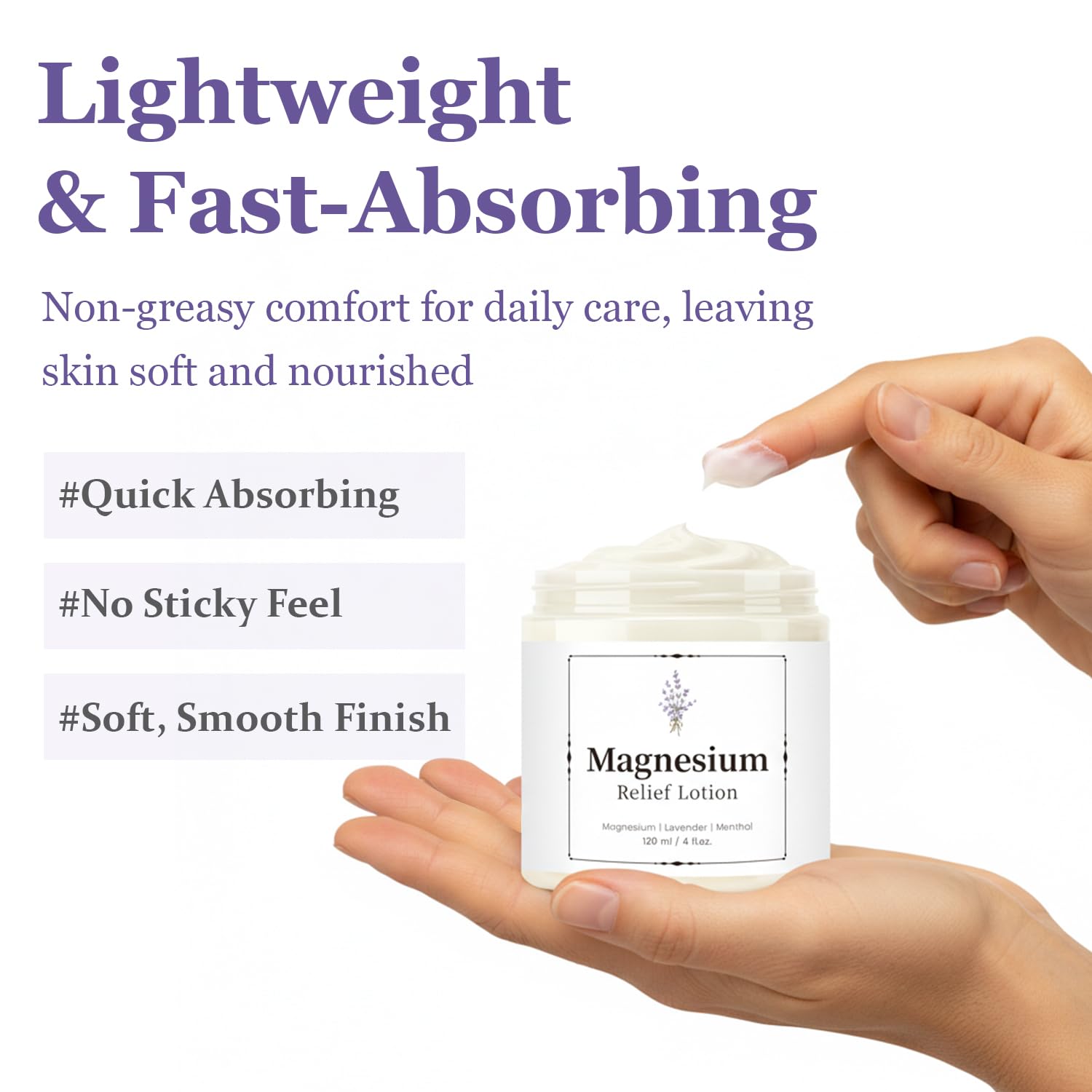 Solistrae leg-foot-back relief cream for full-body massage and comfort.