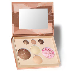 SOLLASY baked palette compact cover showcases versatile shades for on-the-go glow