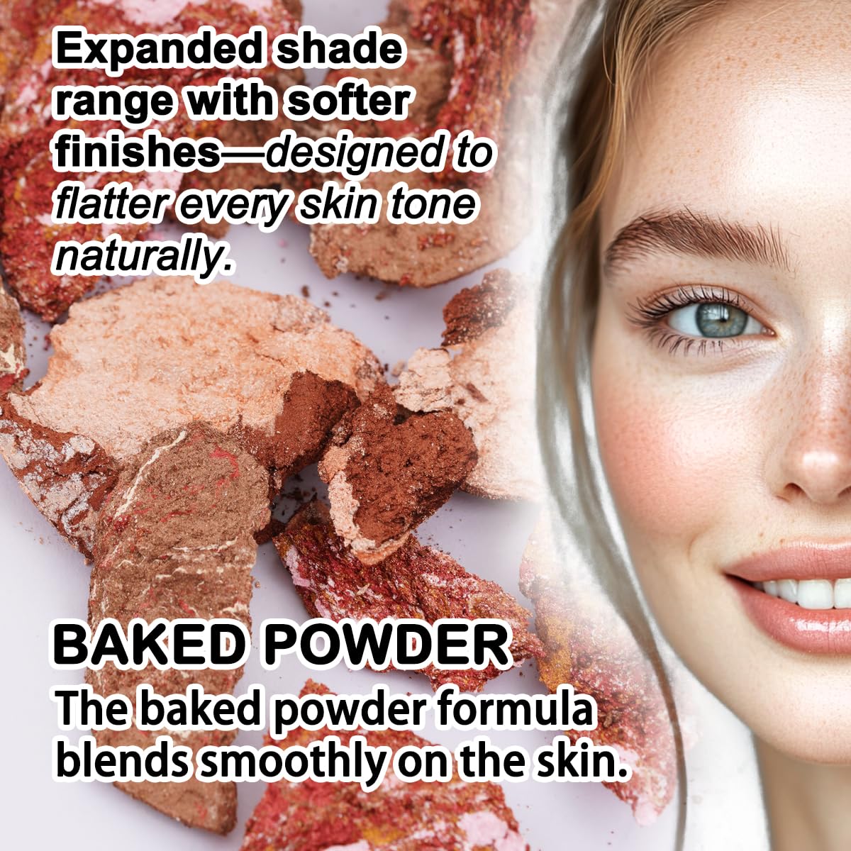SOLLASY baked palette magnetic closure ensures secure travel packaging