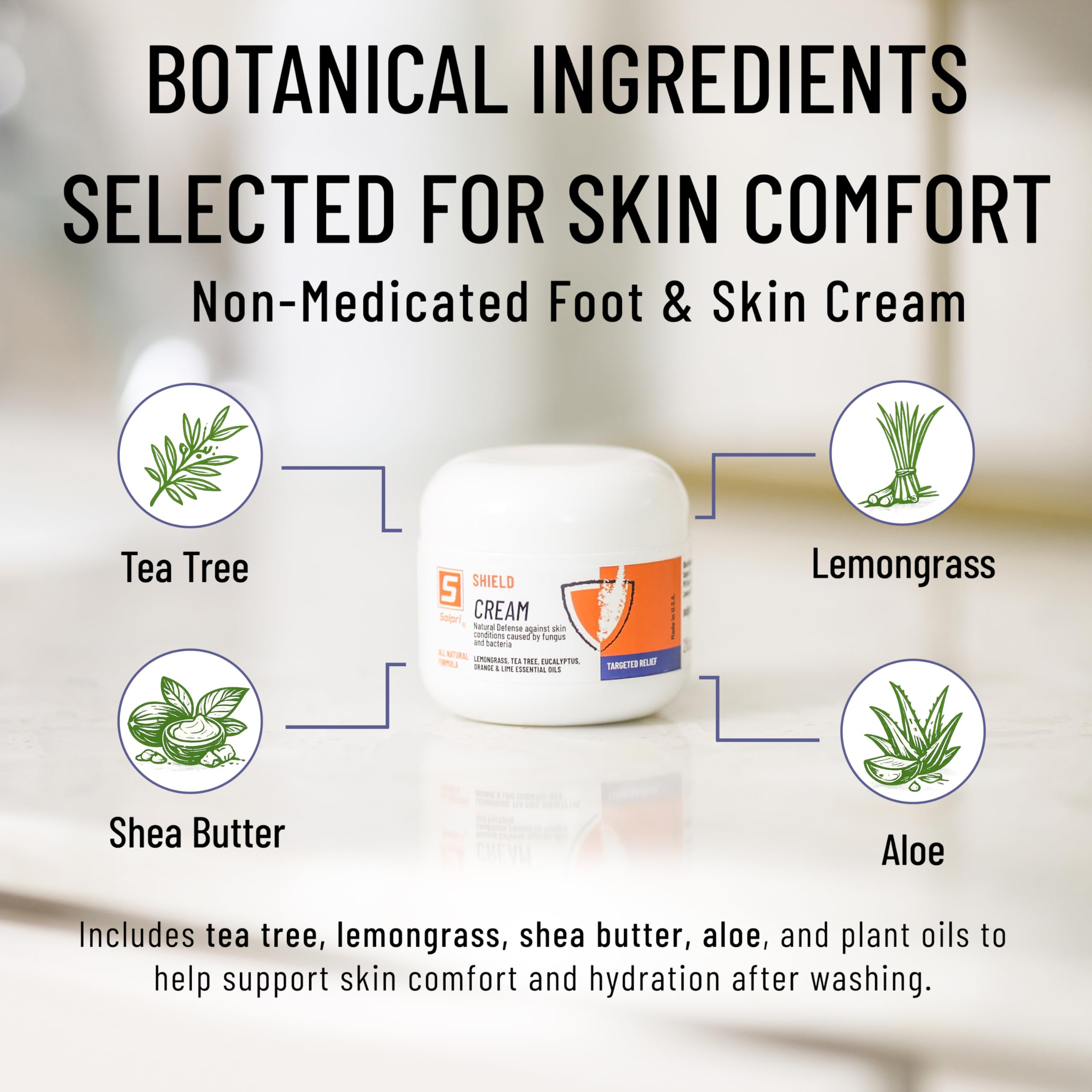 Solpri Shield after-workout foot care showing lasting hydration