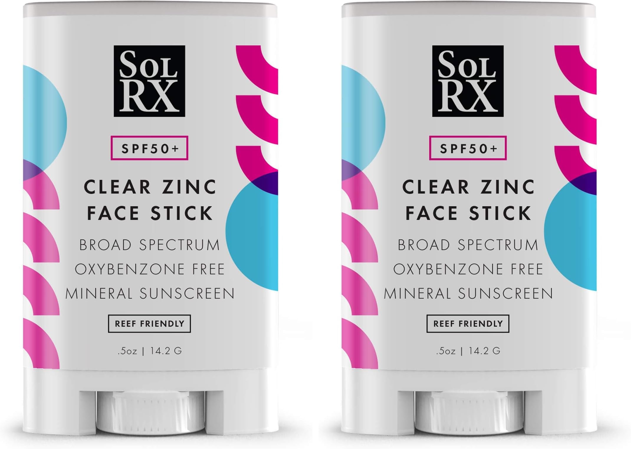 SolRX mineral SPF 50 sunscreen stick for face delivers mineral protection with a clean, non-greasy finish.